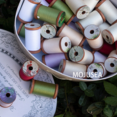 3个 包邮 MKCMKE100号120号140号160号蕾丝线微钩木轴玩偶花草