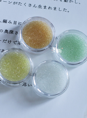 鱼子酱花芯栀子花玻璃珠中里华奈微钩蕾丝优质白色淡橘淡绿胸针