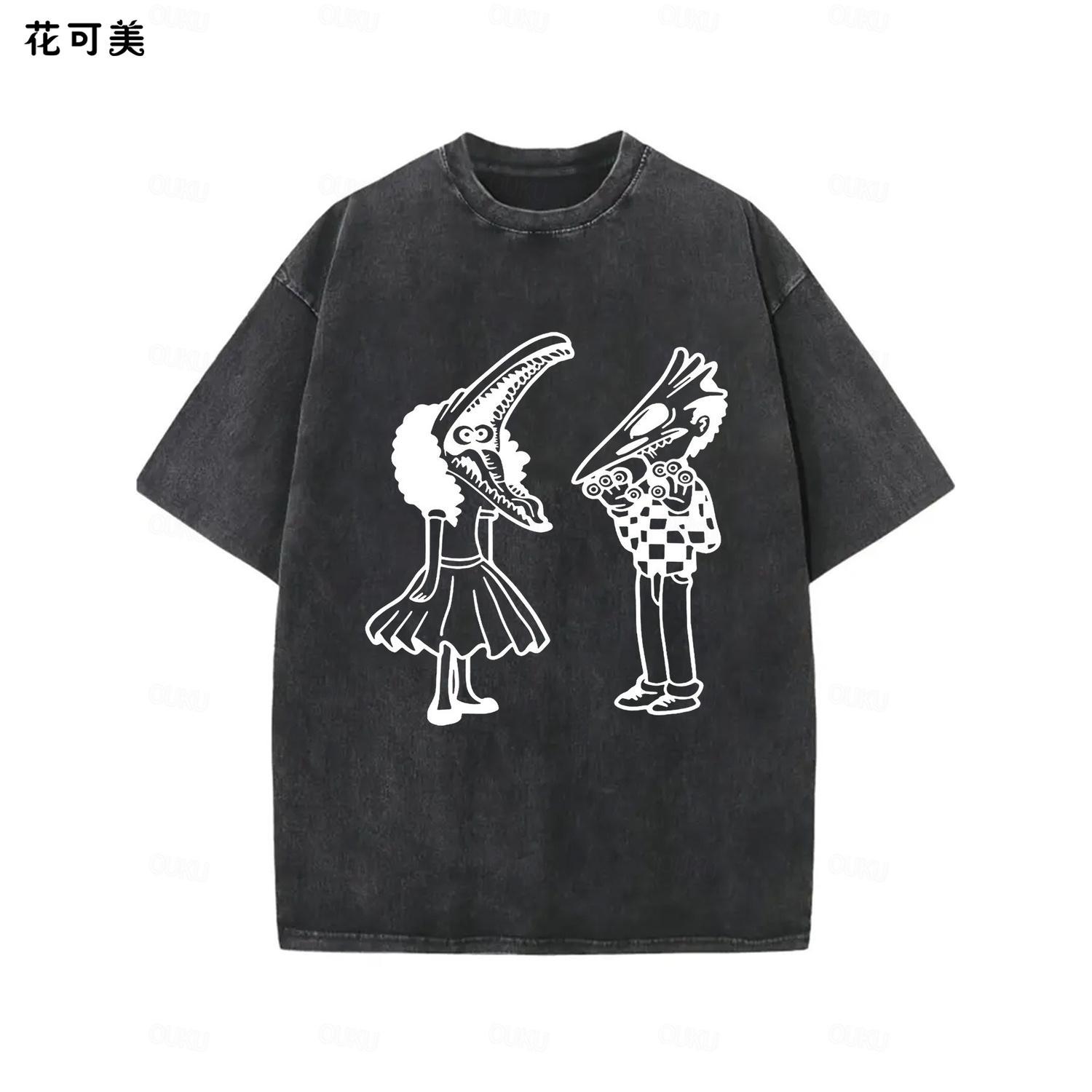 搞怪低俗小说跳舞T恤男女