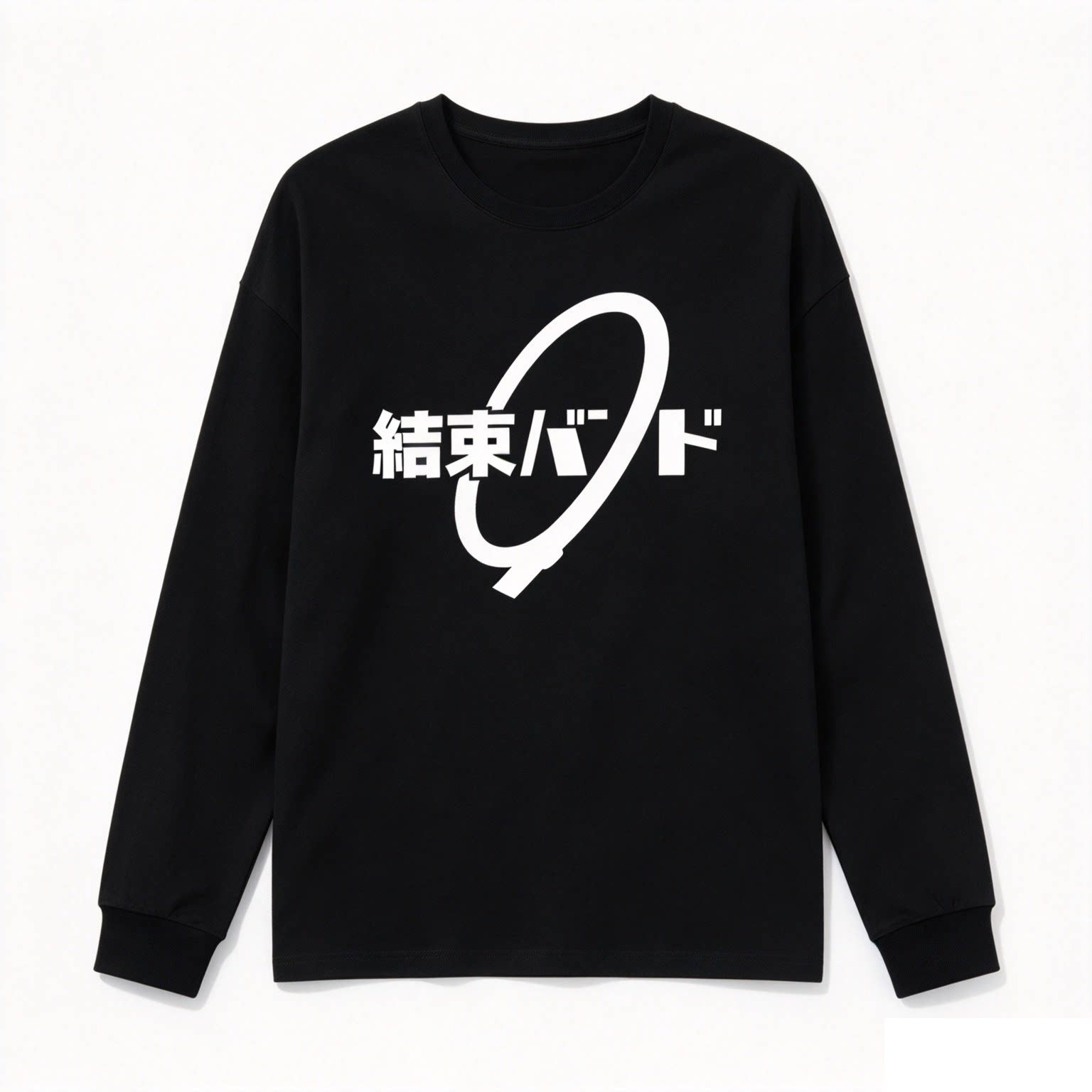 孤独摇滚cos动漫T恤复古印花休闲宽松情侣装打底衫长袖纯棉上衣图片