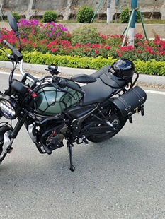 适用无极300AC边包LX300-6C/VOGE300后靠背保险杠护杠后货架尾架