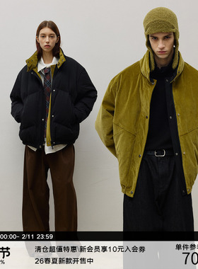 LR MADE 25AW 双面穿 Teflon™三防&灯芯绒 90白鸭绒羽绒服外套