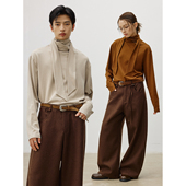 多造型长飘带 25AW 不规则领口 保暖长袖 T恤 高领打底衫 MADE