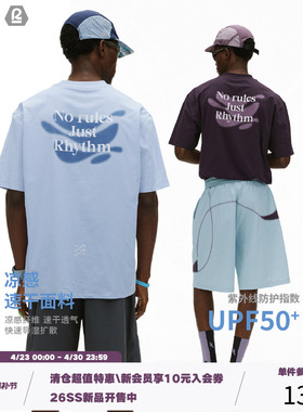 LR MADE 26SS运动系列 凉感Sorona® 撞色网点图案 印花短袖T恤