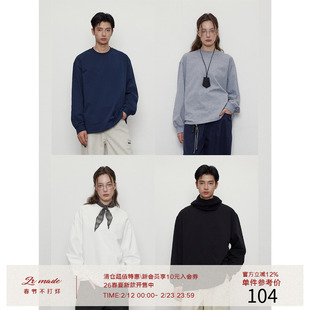 LR MADE 25AW 280G纯棉 单穿挺括 打底舒适 基础款纯色长袖T恤