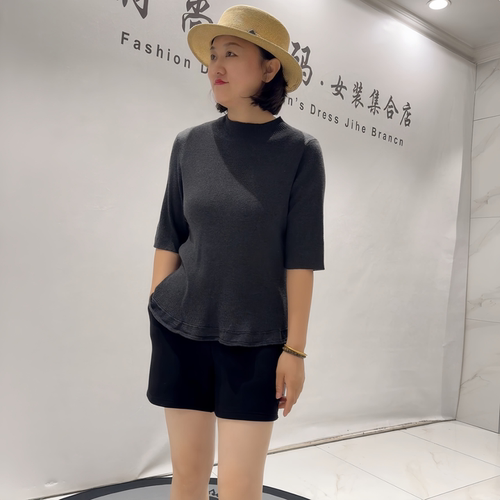 女权贵族秋季新款大码针织衫上衣