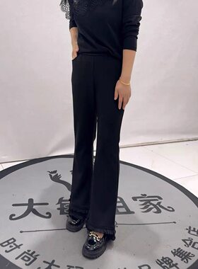 芮娜依莲冬季新款大码加绒女裤子