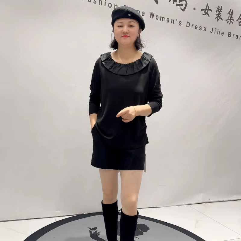 女权贵族年货新款大码气质衫上衣