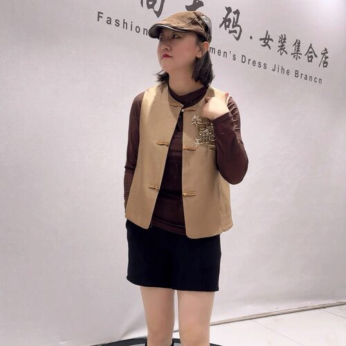 女权贵族秋季新款大码显瘦马甲女