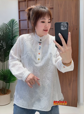 妃儿红5058冬季新款欧货一手工衫加大码女装胖妹妹减龄百搭衫上衣