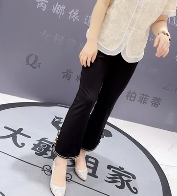 芮娜依莲2024夏季新款大码女裤