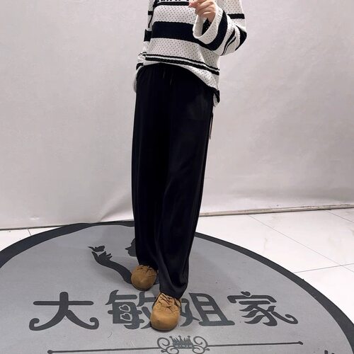 芮娜依莲秋季新款码女裤弯刀裤子