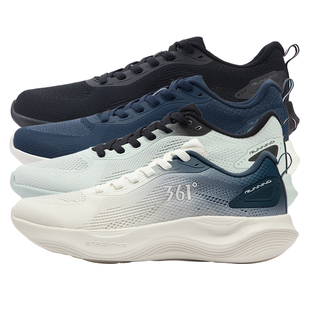 运动鞋 轻薄减震弹力跑鞋 透气网面跑步鞋 361男式 2024夏季 361度男鞋