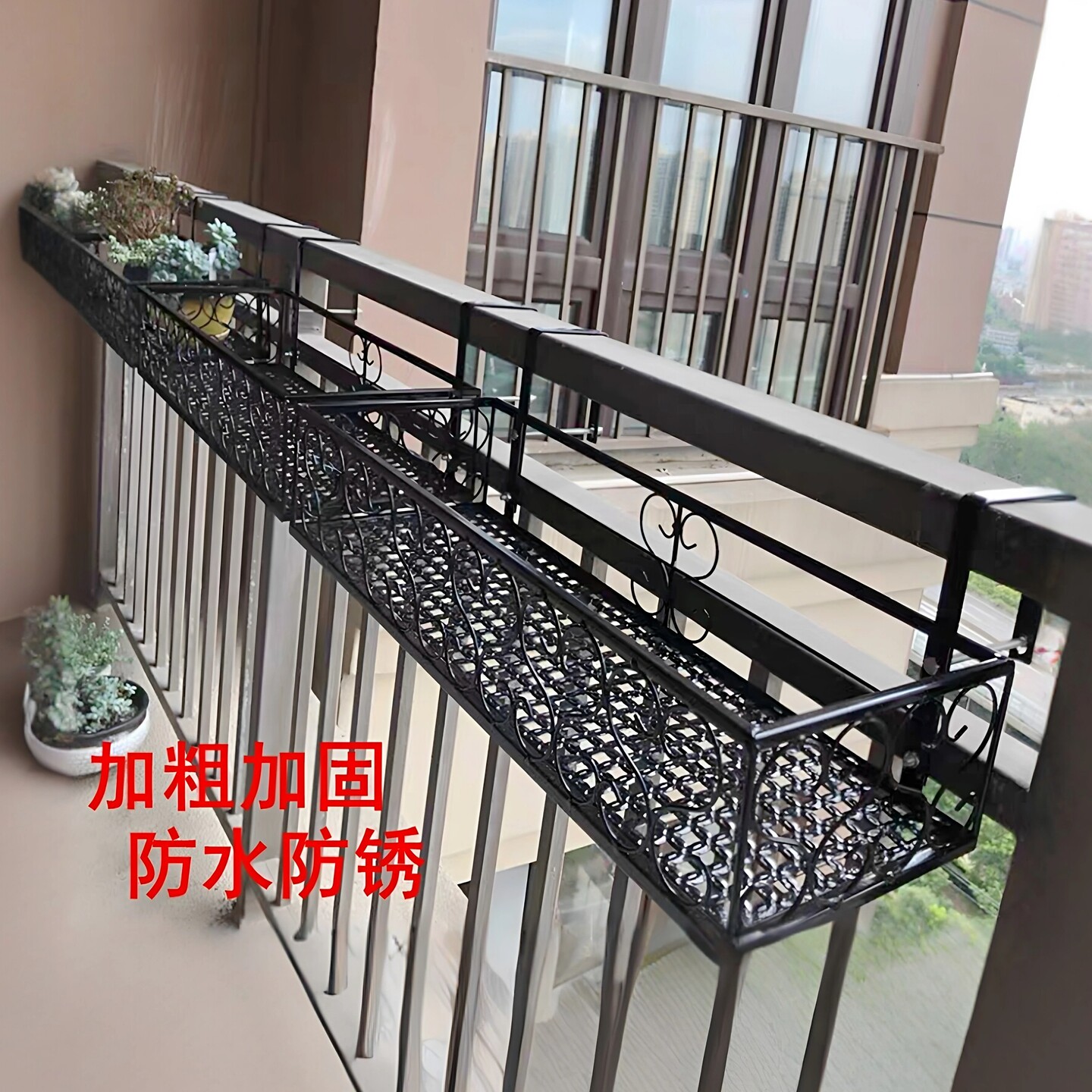 花架悬挂式室内外墙上窗台图片