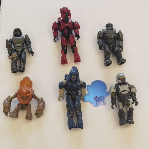 MEGA CONSTRUX美高/美家宝HALO光环陆战队斯巴达精英咕噜散货人仔