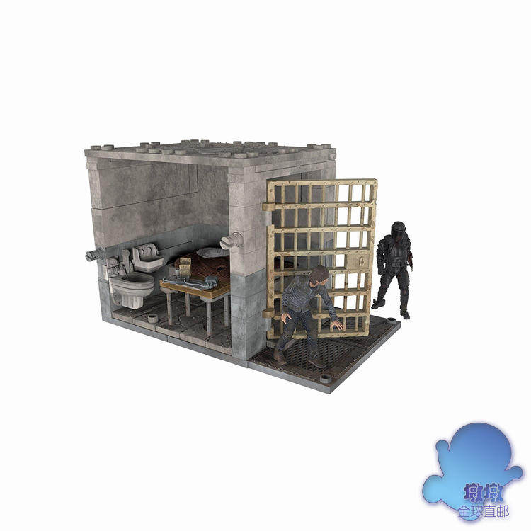 McFarlane Walking Dead 麦克法兰 行尸走肉 14608-0单人牢房下层