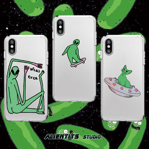 AlenTits原创外星人安卓手机壳