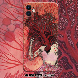 AlienTits暗黑cult恶趣味插画艺术小众野生适用于苹果iPhone安卓定制手机壳