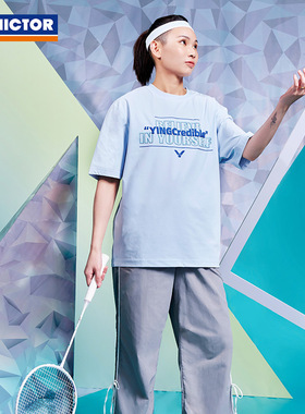 威克多VICTOR胜利戴资颖羽毛球运动休闲T恤短袖T-50005 50006TTY