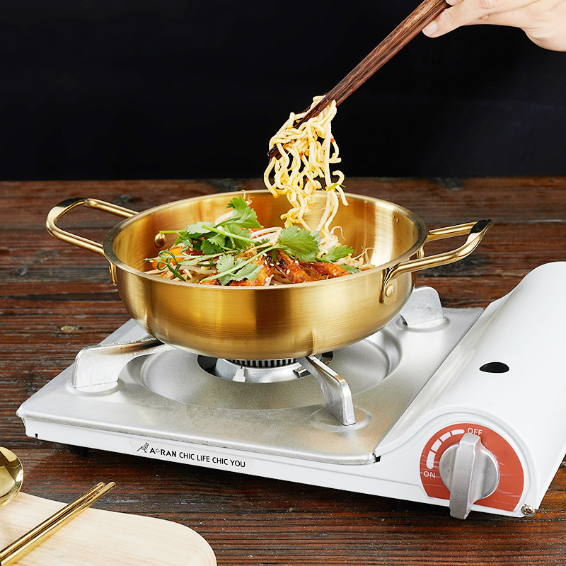 韩式不锈钢西班牙海鲜锅火锅干锅