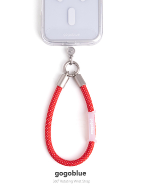 gogoblue高品质编织登山绳手机挂绳腕带短款防丢钥匙扣手提链