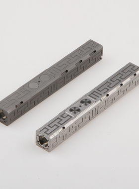 激光手电 不锈钢精工小方棍小方直 三五 App控制 精铣花纹 指星笔