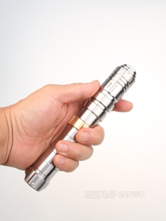 激光手电不锈钢 胖金刚21700户外求生救援指星磁环可调功率激光笔