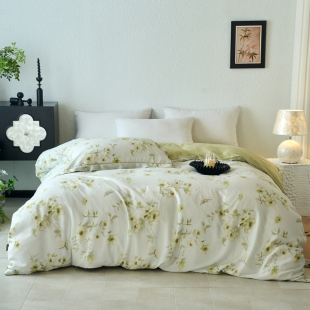 轻奢100%莱赛尔天丝被套单件150X200X230x220x240夏季 冰丝被罩