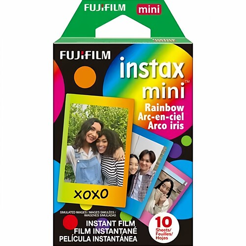 instaxmini彩虹照片纸10张装