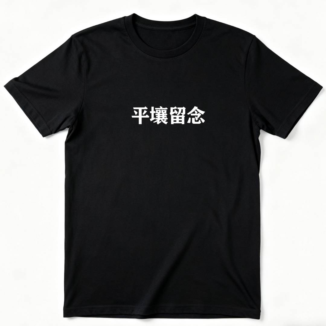 平壤留念味文字T恤停电blackout