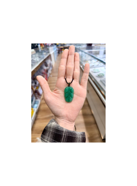 天然非洲翠树叶吊坠飘花金枝玉叶吊坠挂饰
