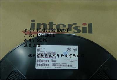 ICM7555IBAZ  ICM7555 SOP8   全新原装  实体店销售
