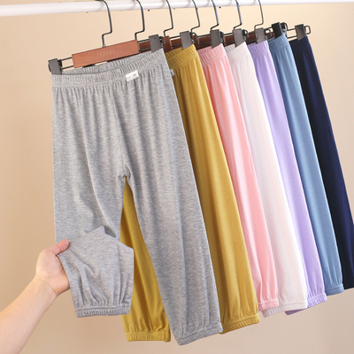 儿童灯笼裤薄款宽松家居裤