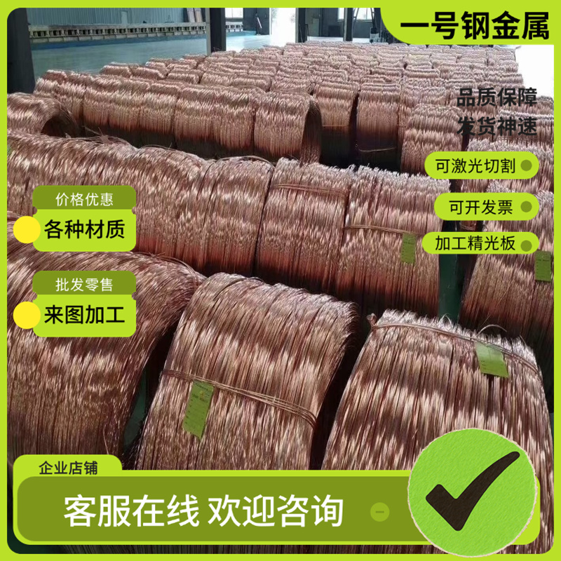 供厂家CuNi12Zn30Pb1 CW406J合金铜板圆钢材六角钢带定制切割加工