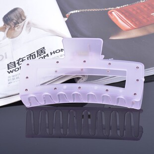 发鱼夹网红2025新款量多抓夹女大号发夹法式复古发抓后脑勺盘发鲨