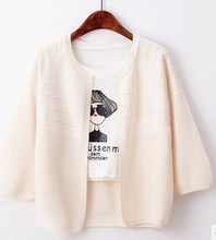 纯黑色针织衫 女fdsf 开衫 青年薄款 春秋针织毛衣外套女 中长款