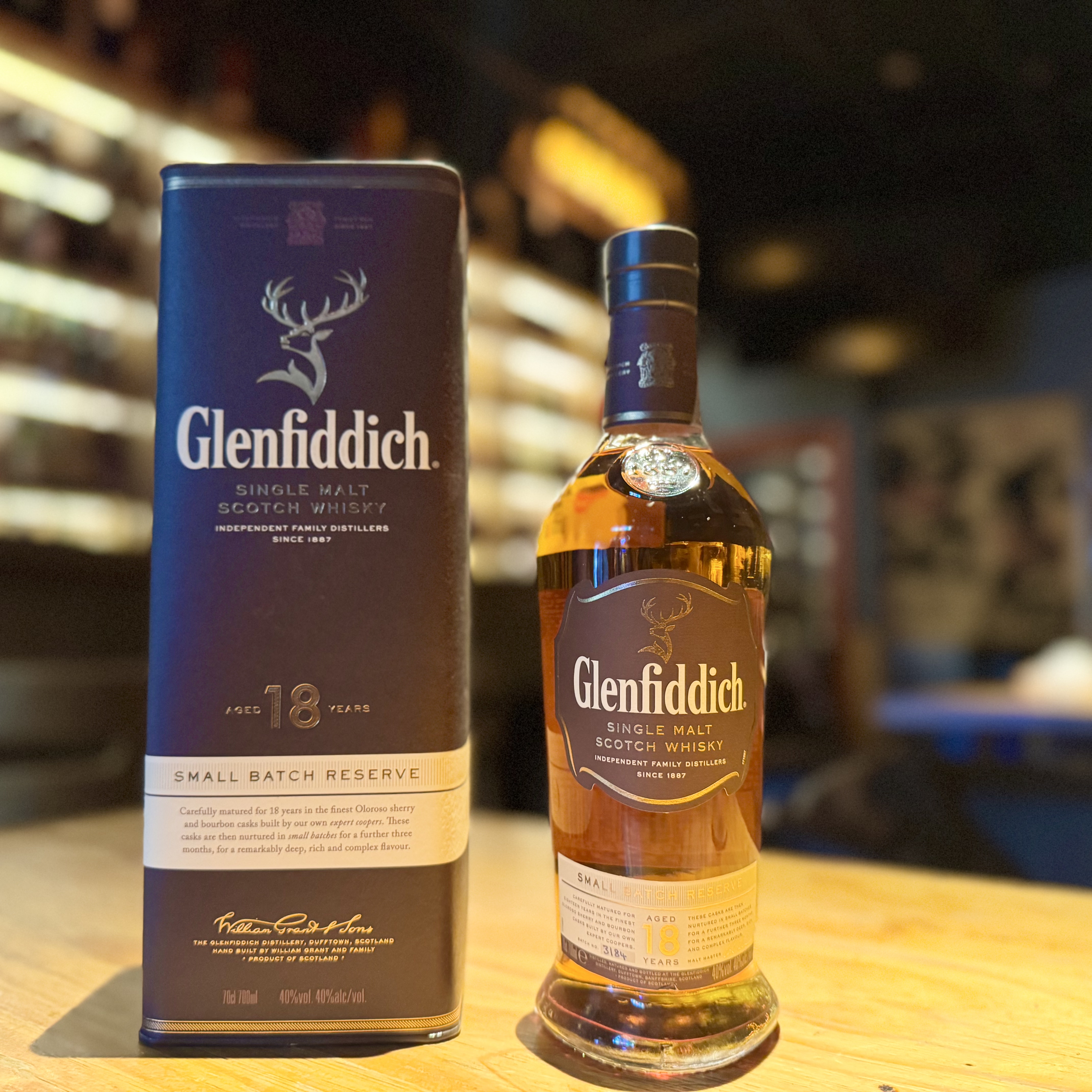 格兰菲迪18年单一纯麦威士忌 Glenfiddich 18 700ml 老款行货