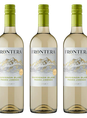 干露缘峰长相思混酿白葡萄酒FRONTERA Sauvignon Blanc 3瓶