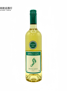 顽足莫斯卡托白葡萄酒 Barefoot Moscato 750ml