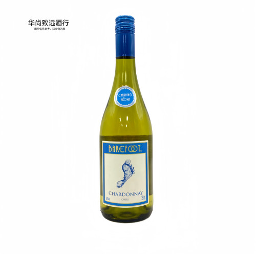 顽足霞多丽白葡萄酒 Barefoot Chardonnay 750ml