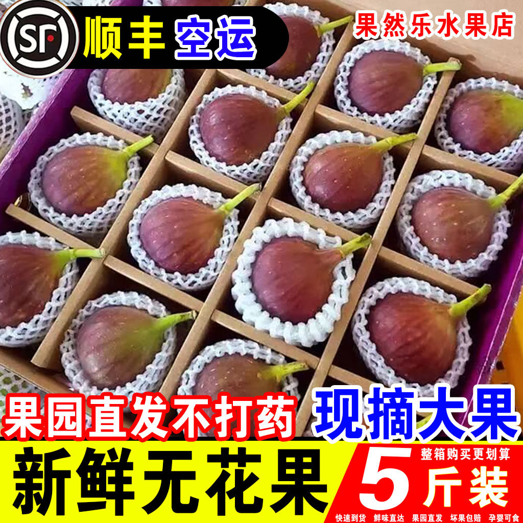 顺丰空运新鲜云南红皮无花果精选大果现摘儿童水果软糯应当季包邮