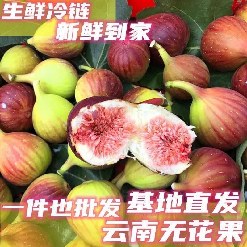 空运包邮云南新鲜无花果红皮波姬红鲜果孕妇可食儿童水果大果速发