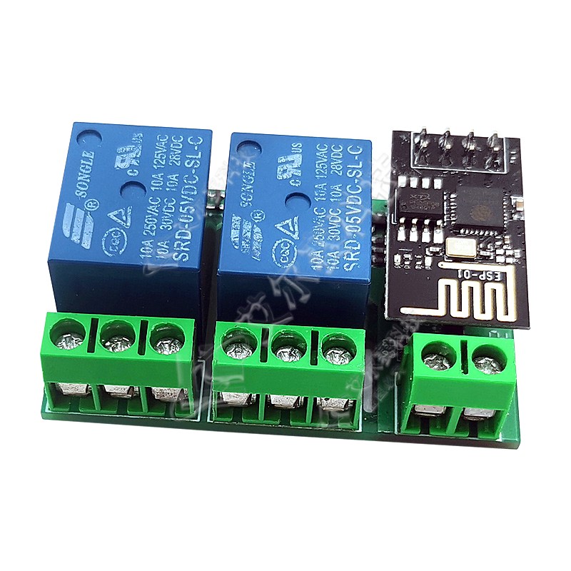 ESP8266 ESP-01/01S 双路WIFI继电器模块