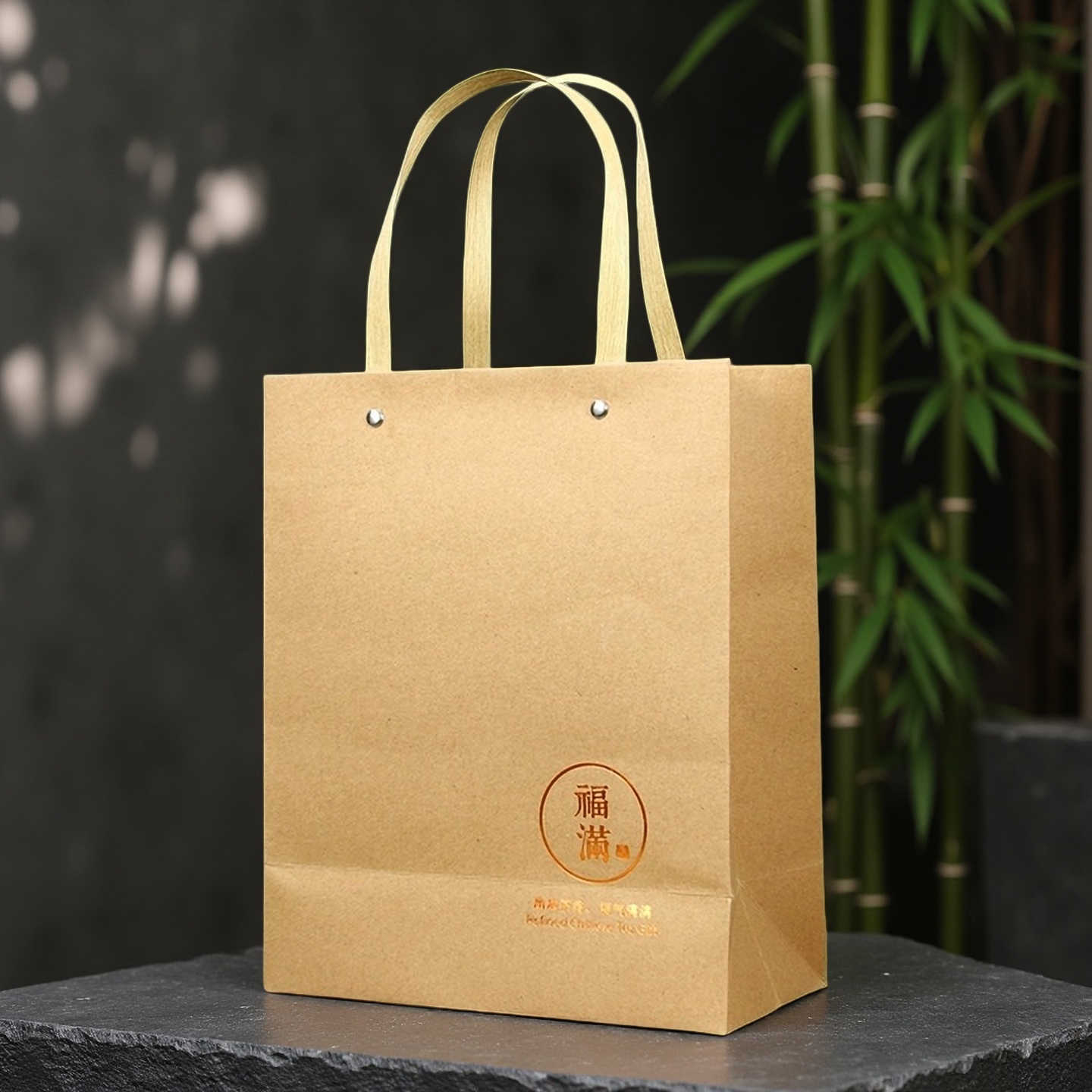 茶叶礼品袋通用牛皮纸手提袋加厚一斤装普洱红茶绿茶手拎包装纸袋,包装,茶叶包装,淘宝优惠券,粉丝福利购,淘宝优惠卷