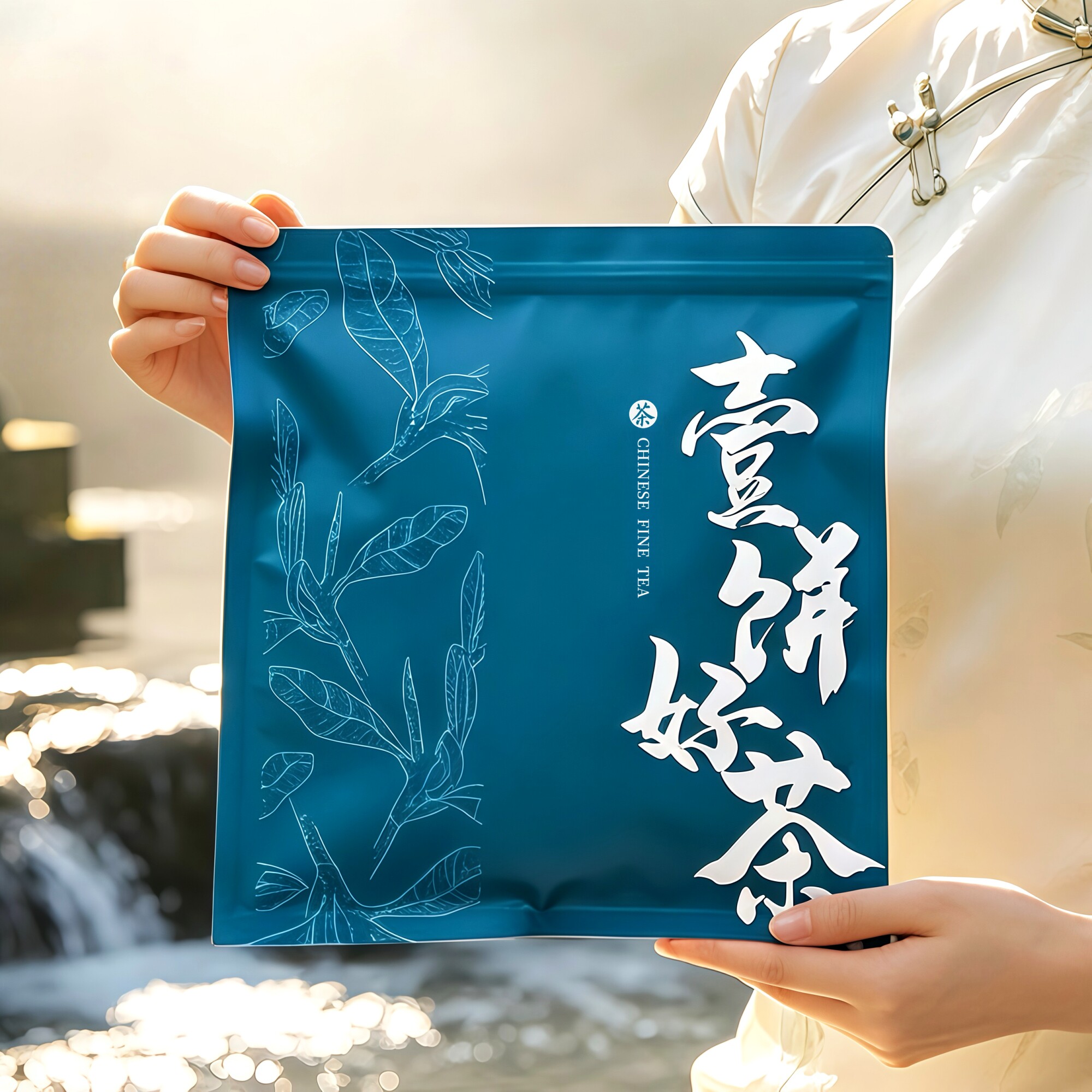 加厚茶饼密封袋牛皮纸357克普洱七子饼自封袋白茶收藏纯铝包装袋