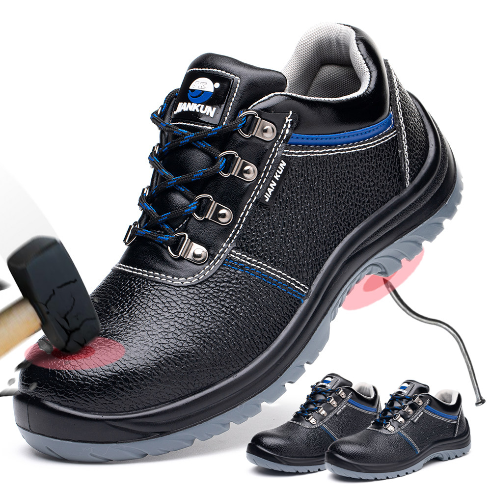 JIANKUN MENS AND WOMENS LABOR PROTECTION ANTI-SMASHING SHOES STEEL TOE TOE WORK SHOES FOUR SEASONS INSULATION 6KV ANTI-PUNCTURE ANTI-STATIC LABOR PROTECTION SHOES