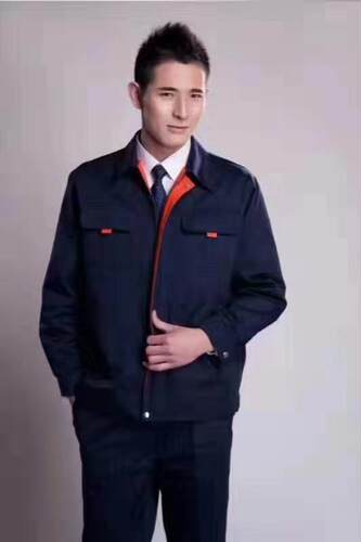 锦承迪贝工作服303劳保工作服厚型CVC面料长袖裤子套装