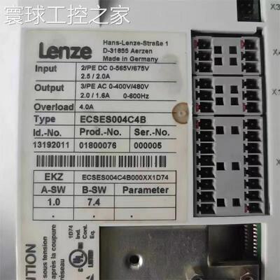 非实价供应Lenze伦茨驱动器 ECSES004C4B 现货顺丰包邮实物拍摄咨