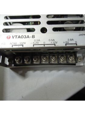 POWERSOURCE开关电源VTA03A-B入90~132V出+5V,-5.2V,+12