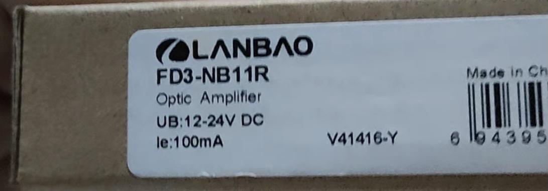 询价原装正品兰宝/LANBAO光纤放大器 FD3-NB11R议价